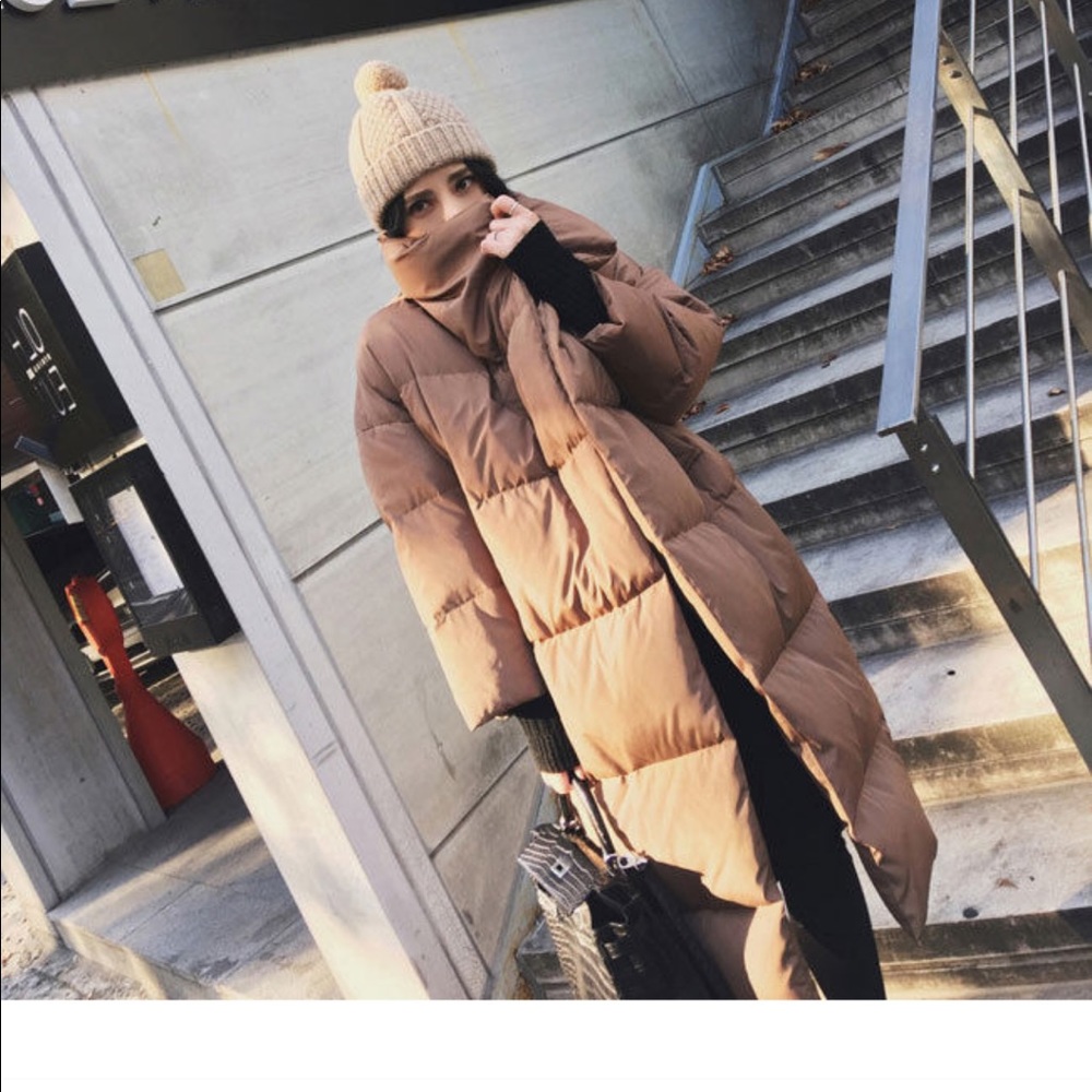 Women's Brown Puffer Coat